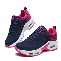 Womens Orthopedic Trainers Running Shoes Air Cushion Athletic Sports Lightweight Walking Sneakers Mesh Breathable Ladies Nursing Work Arch Support Plantar Fasciitis Jogging Shoes