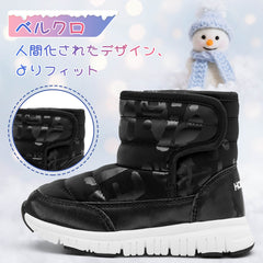 スノーブーツ キッズ ジュニアブーツ ベビー ウィンターブーツ 子供靴 冬用 アウトドア スノー シューズ 女の子 男の子 雪遊び スキー 雪用 ブーツ 防寒 防水 超軽量 滑り止め