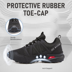 Trail Running Shoes Men Waterproof Non-Slip Outdoor Trekking Sports Hiking Shoes for Men Sneakers All-Terrain Cross Training Shoes Walking Shoes