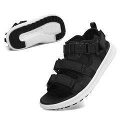 【ziitop】サンダル さんだる マジックテープ ストラップ メンズ スポーツサンダル 軽量 アウトドアサンダル ストラップサンダル ウォーキングサンダル 通気 スニーカーサンダル 男性 夏用 水陸両用 外履き 海 ウォーキング