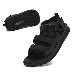 【ziitop】サンダル さんだる マジックテープ ストラップ メンズ スポーツサンダル 軽量 アウトドアサンダル ストラップサンダル ウォーキングサンダル 通気 スニーカーサンダル 男性 夏用 水陸両用 外履き 海 ウォーキング