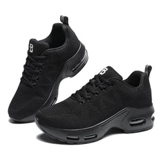 Womens Orthopedic Trainers Running Shoes Air Cushion Athletic Sports Lightweight Walking Sneakers Mesh Breathable Ladies Nursing Work Arch Support Plantar Fasciitis Jogging Shoes