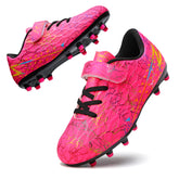 Boys Football Boots Kids Girls Soccer Shoe FG/AG Athletics Soccer Training Sport Shoes Teenager Profession Competition Running Shoes Indoor Outdoor Football Shoes Sneakers for Unisex
