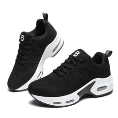 Womens Orthopedic Trainers Running Shoes Air Cushion Athletic Sports Lightweight Walking Sneakers Mesh Breathable Ladies Nursing Work Arch Support Plantar Fasciitis Jogging Shoes