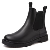 ショートブーツ レディース チェルシーブーツ 厚底 防水 秋冬靴 サイドゴア 美脚 カジュアル アンクルブーツ 革靴 着やすい