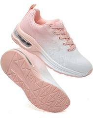 Maxome Laufschuhe Damen Turnschuhe Sportschuhe Damen Sneaker Luftpolster Stoßdämpfend Joggingschuhe Orthopädische Schuhe Leichte rutschfest Hallen Fitnessschuhe Atmungsaktiv Walkingschuhe Womens Trainers