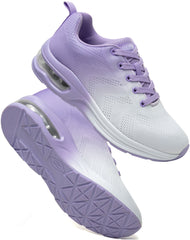 Maxome Laufschuhe Damen Turnschuhe Sportschuhe Damen Sneaker Luftpolster Stoßdämpfend Joggingschuhe Orthopädische Schuhe Leichte rutschfest Hallen Fitnessschuhe Atmungsaktiv Walkingschuhe Womens Trainers