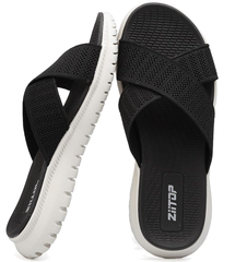 ziitop Slides Sandals For Women Breathable Mesh Sports Athletic Casual Slippers Sandals Lightweight Non Slip With Arch Support
