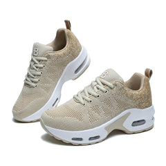 Womens Orthopedic Trainers Running Shoes Air Cushion Athletic Sports Lightweight Walking Sneakers Mesh Breathable Ladies Nursing Work Arch Support Plantar Fasciitis Jogging Shoes