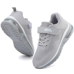 GoodValue Kids Running Shoes Boys Girls Tennis Shoes Air Cushion Sports Shoes Lightweight Breathable Fashion Sneakers Athletic Walking Shoes For Children Casual Gym Jogging Shoes Toddler/Little/Big Kid