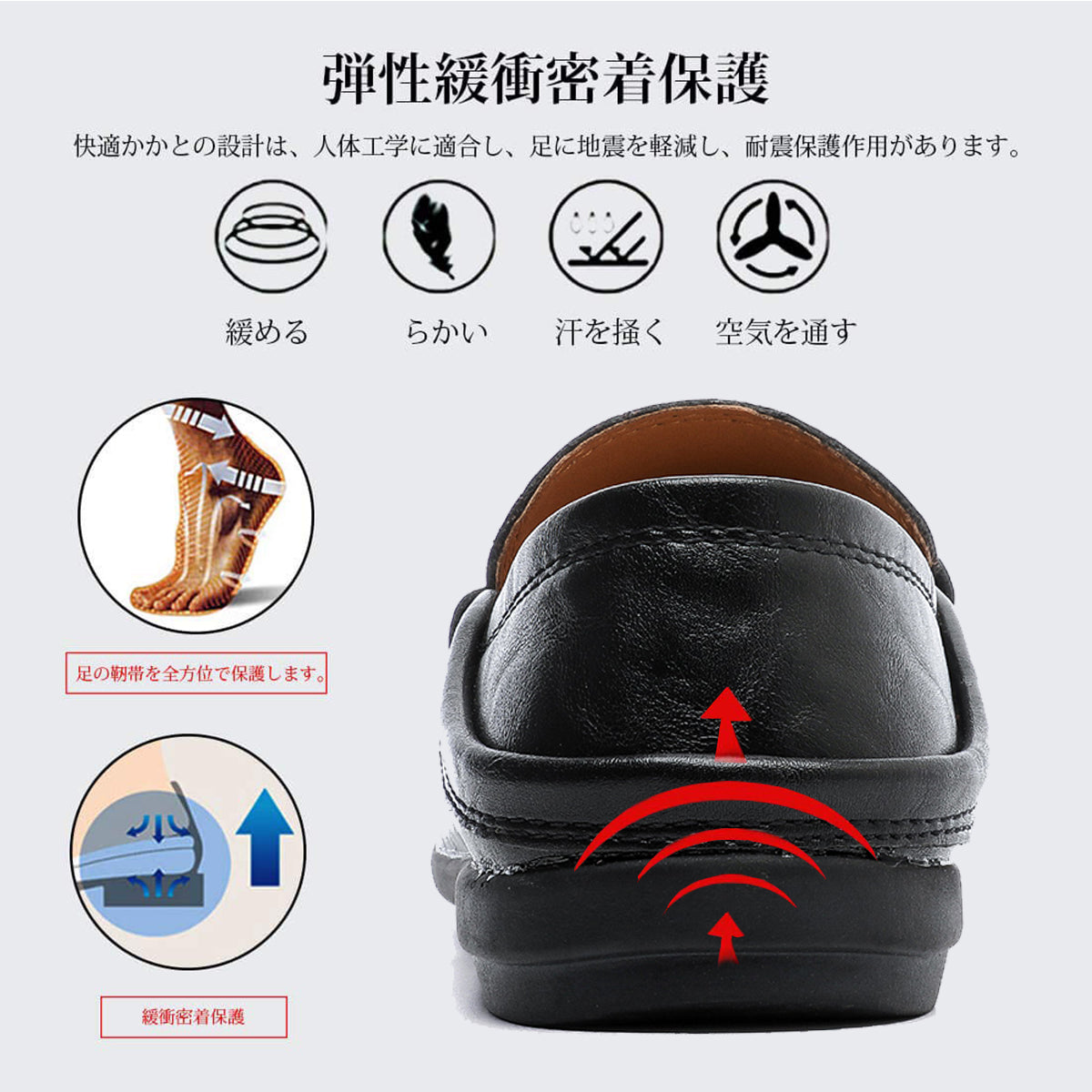 Hanani Penny Loafers Men Shoes Slip On Moccasins Driving Shoes Lightweight Flats Leather Casual Boat Shoes Walking Shoes