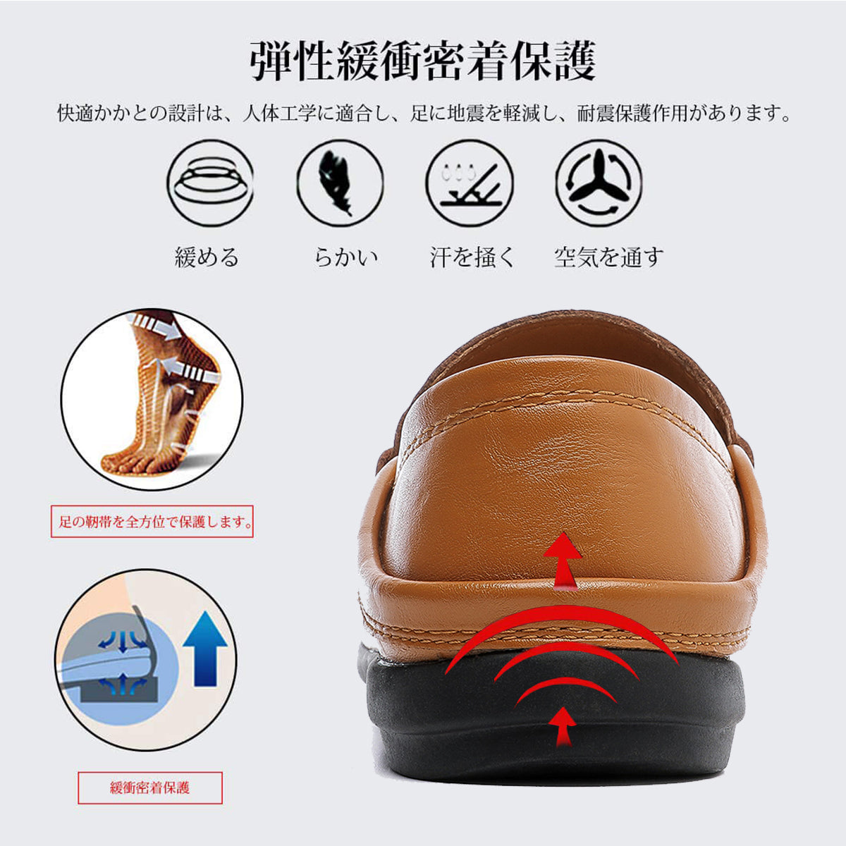 Hanani Penny Loafers Men Shoes Slip On Moccasins Driving Shoes Lightweight Flats Leather Casual Boat Shoes Walking Shoes