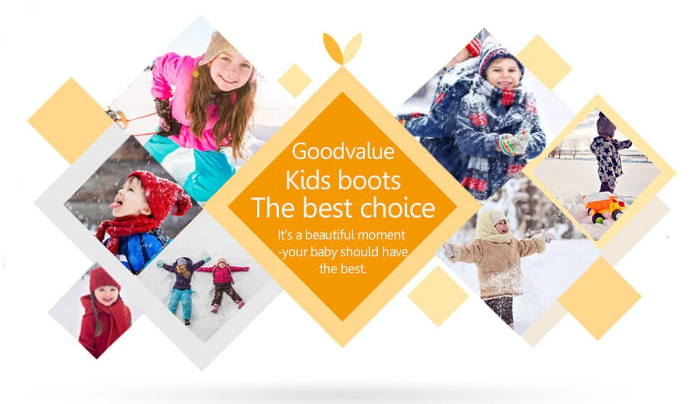 Kids Snow Boots Toddler Girls Boys Waterproof Toddler Winter Boots Lightweight Fur Lined Winter Shoes Outdoor Indoor Baby Walking Boots (Toddler/Little Kid)