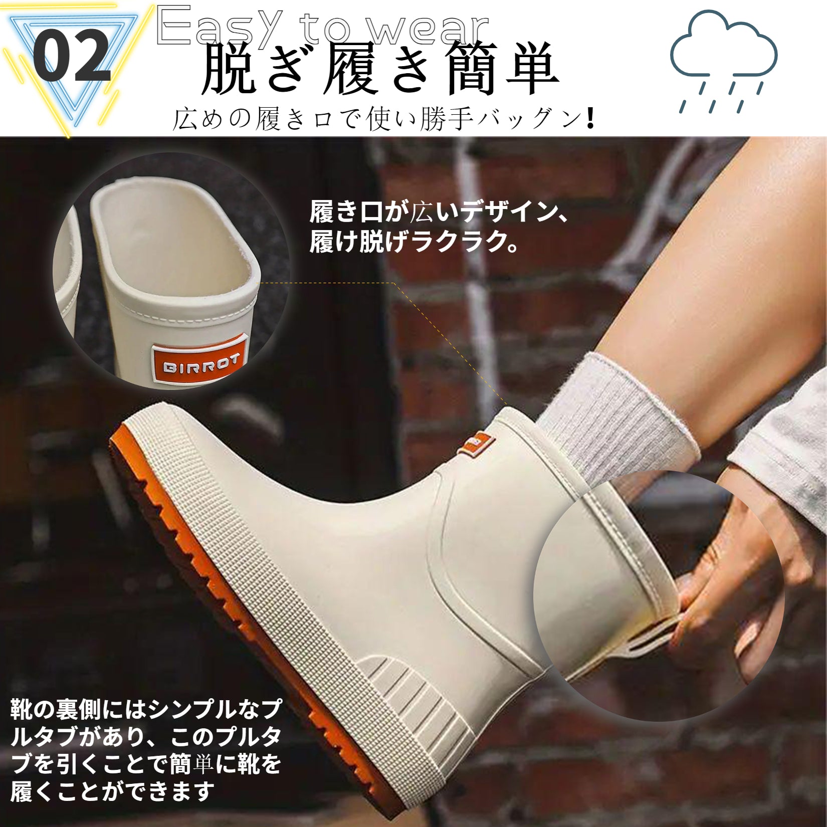 [Maxome] レインブーツ レディース レインシューズ 長靴 防水シューズ 雨靴 ショート ブーツ 軽量 滑り止め 晴雨兼用 通勤 通学 梅雨対策 台風 園芸 釣り 農作業 短靴 rain shoes