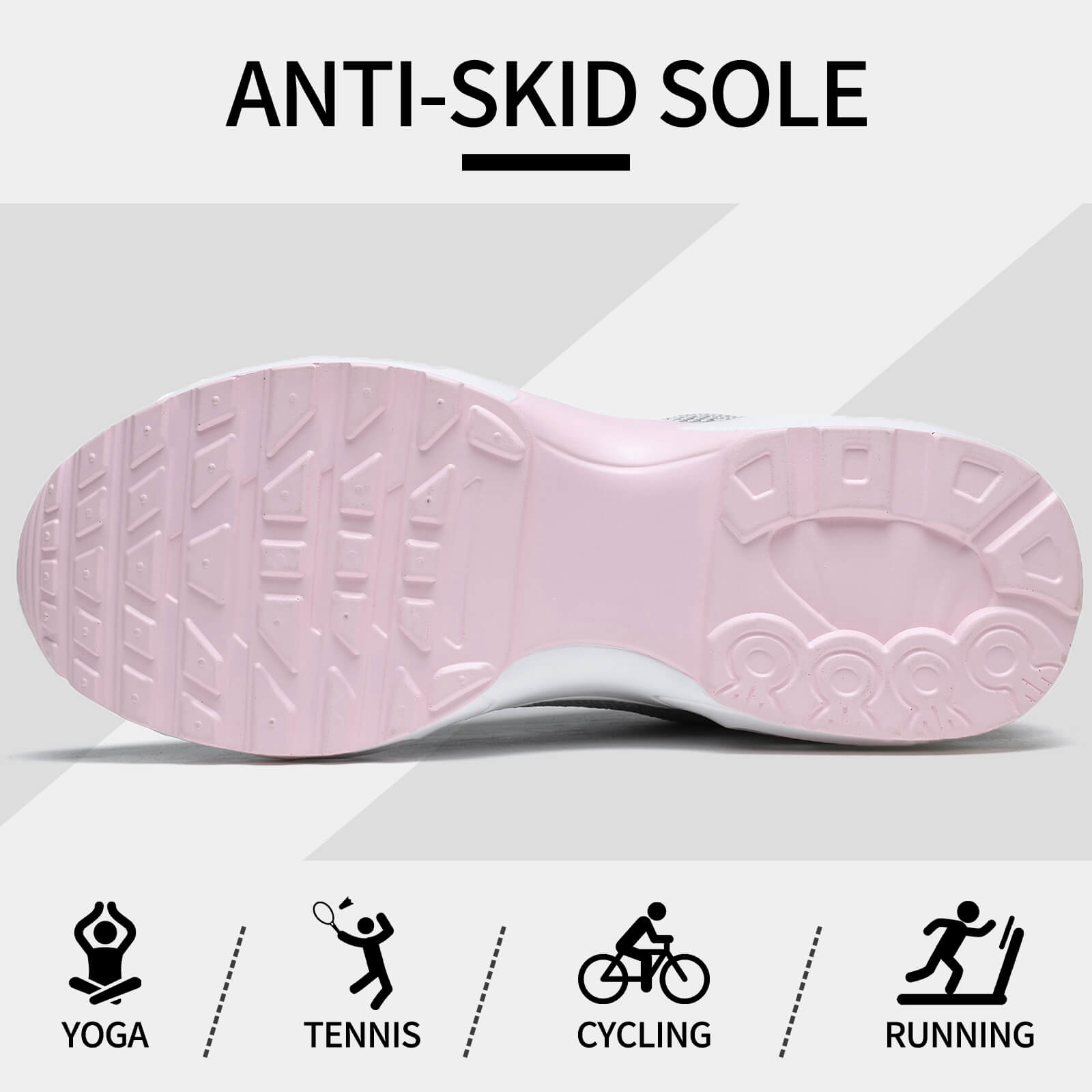 Womens Orthopedic Trainers Running Shoes Air Cushion Athletic Sports Lightweight Walking Sneakers Mesh Breathable Ladies Nursing Work Arch Support Plantar Fasciitis Jogging Shoes