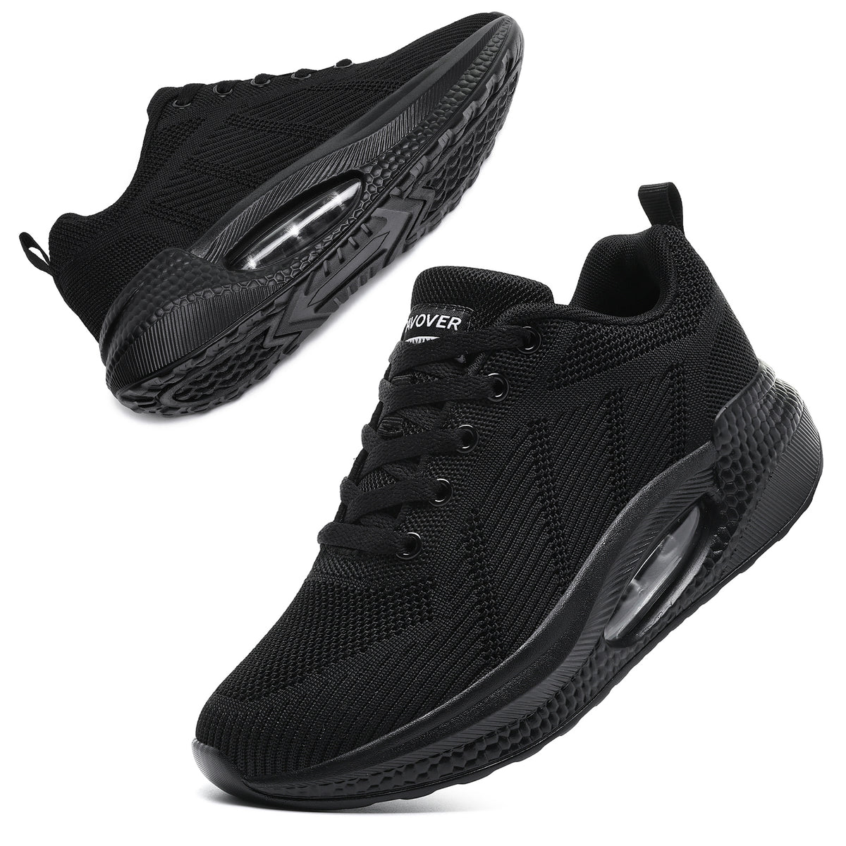 Womens Walking Trainers Orthopedic Walking Shoes Air Cushion Lightweight Walking Shoes Breathable Running Sneakers Rocker Sole Shoes Non Slip Sports Shoes Womens Gym Training Shoes
