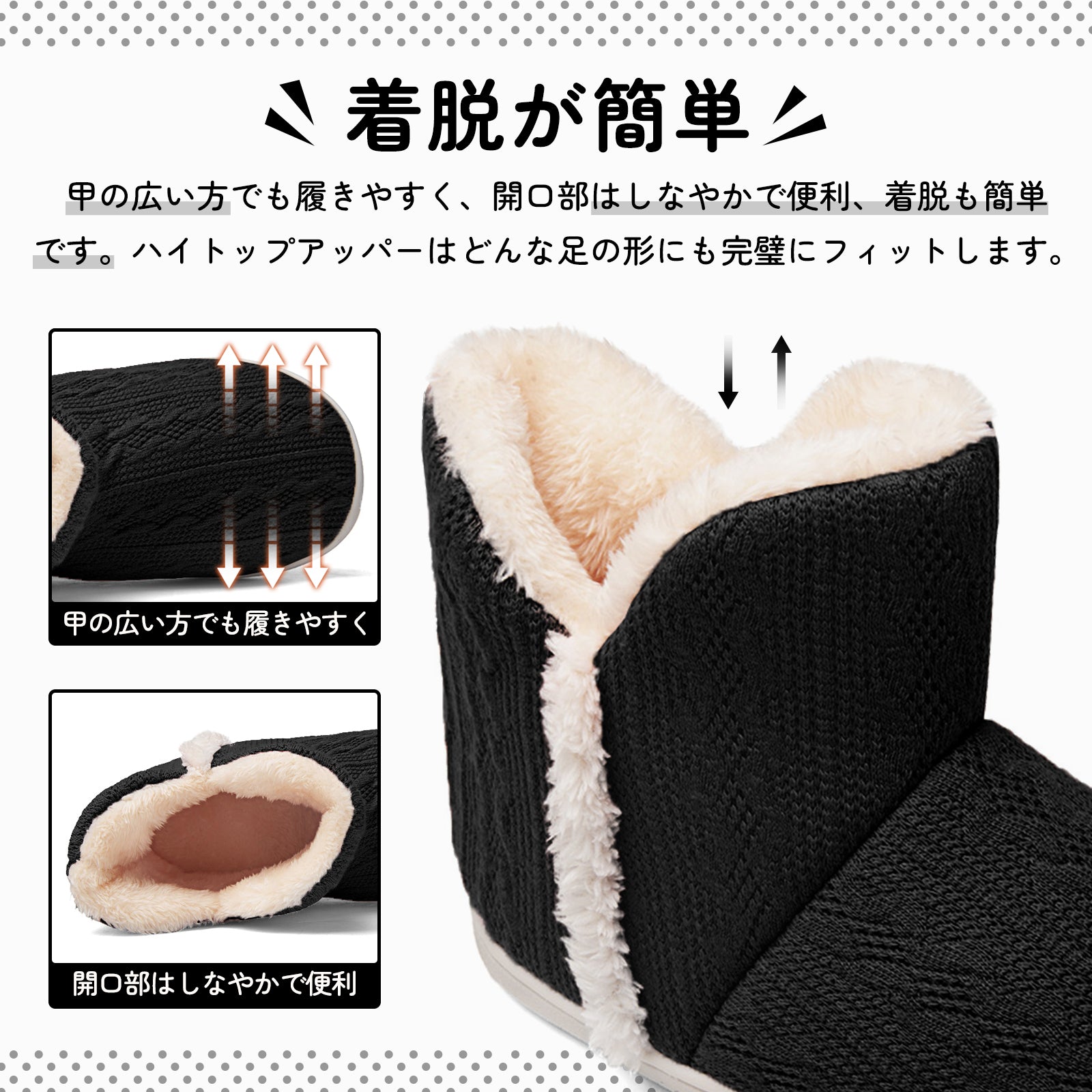 [Hanani] ルームシューズ レディース スリッパ 冬 室内 防寒 スリッパ 暖かい足 洗濯可 室内履き専用 もこもこスリッパ ハウススリッパ 厚底 大きいサイズ ボアスリッパ