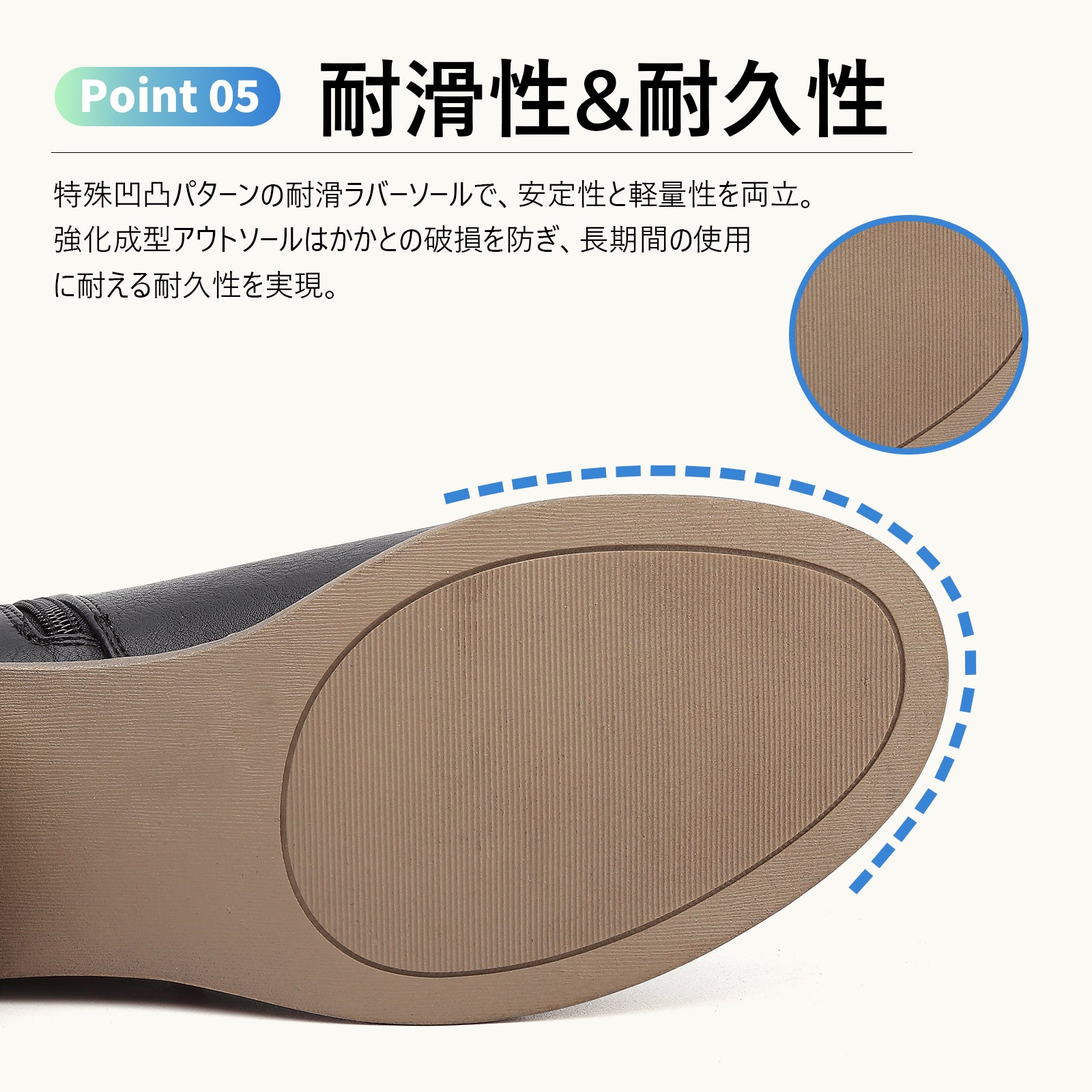 [Hanani] ショートブーツ レディース 歩きやすい 厚底 防水 太ヒール サイドゴアブーツ レディース サイドジップ 黒 無地 革靴 シンプル 美脚 アンクルブーティー 秋 冬用 boots for women