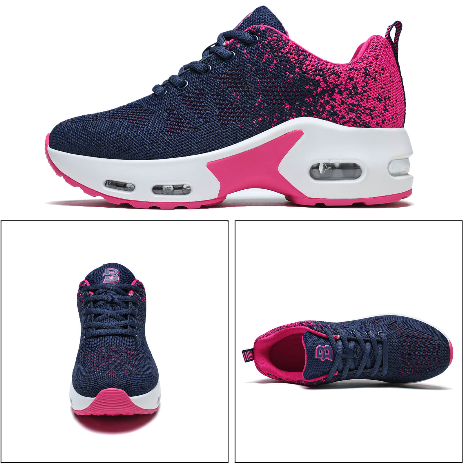 Womens Orthopedic Trainers Running Shoes Air Cushion Athletic Sports Lightweight Walking Sneakers Mesh Breathable Ladies Nursing Work Arch Support Plantar Fasciitis Jogging Shoes