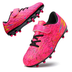 Boys Football Boots Kids Girls Soccer Shoe FG/AG Athletics Soccer Training Sport Shoes Teenager Profession Competition Running Shoes Indoor Outdoor Football Shoes Sneakers for Unisex