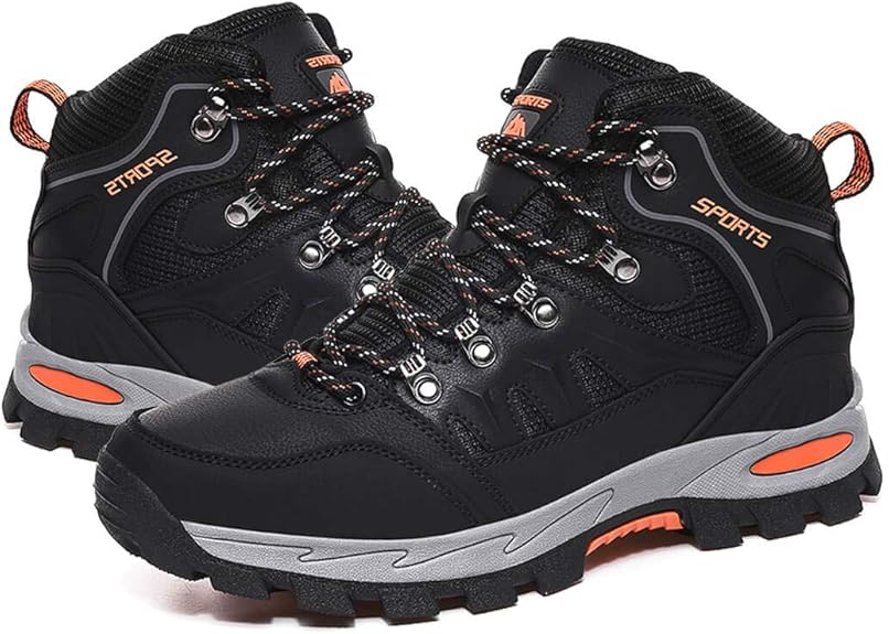 GoodValue Mens Hiking Boots Waterproof Womens Hiking Shoes Backpacking Ladies Lightweight Trekking Shoes Trail Mountaineering Outdoor Climbing Camping Walking Boots