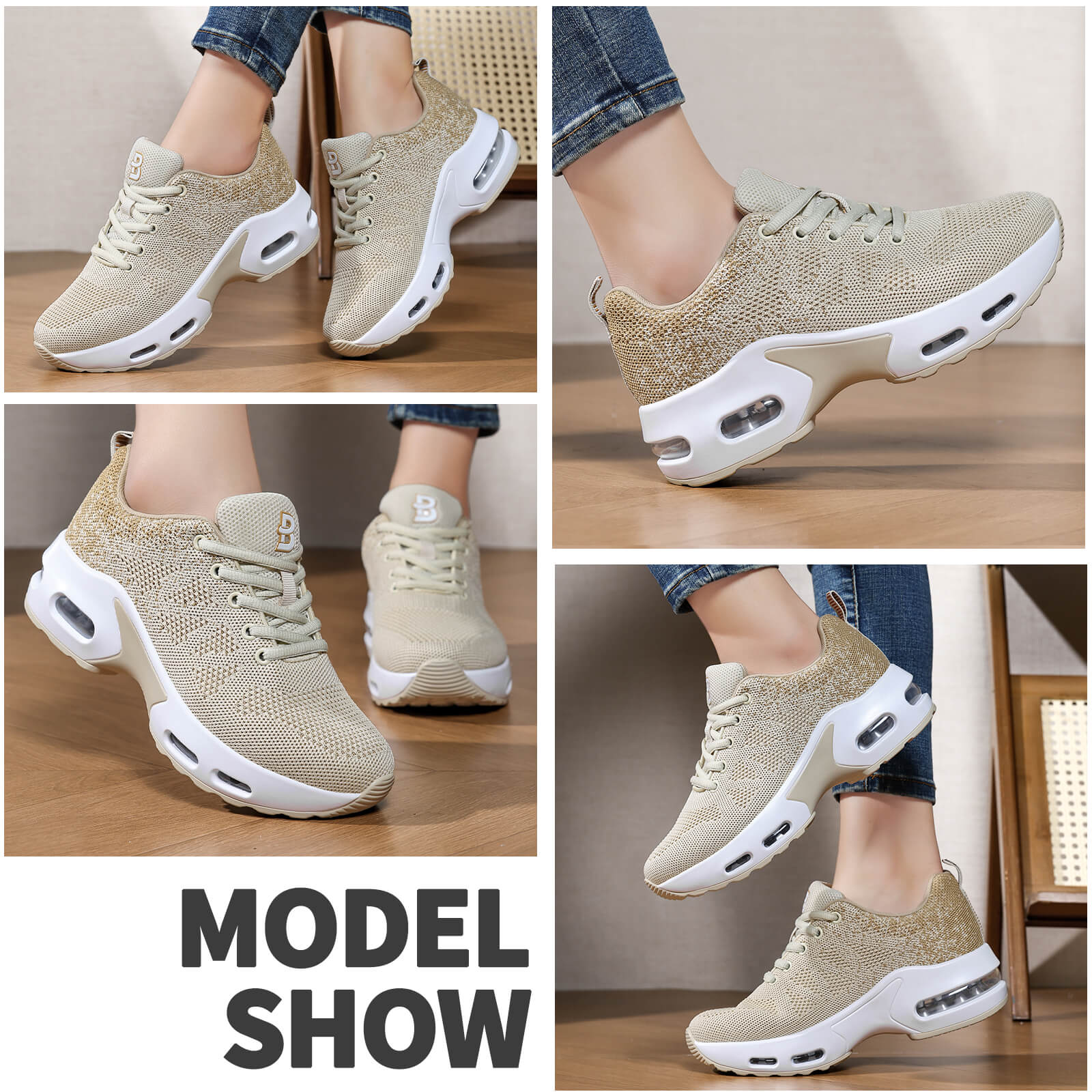 Womens Orthopedic Trainers Running Shoes Air Cushion Athletic Sports Lightweight Walking Sneakers Mesh Breathable Ladies Nursing Work Arch Support Plantar Fasciitis Jogging Shoes
