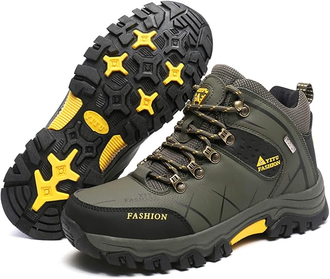 [RDGO] メンズ トレッキングシューズ ハイキングシューズ 登山靴 アウトドアシューズ 防滑 ローカット ウォーキングシューズ 防水 大きいサイズ 幅広 スニーカー