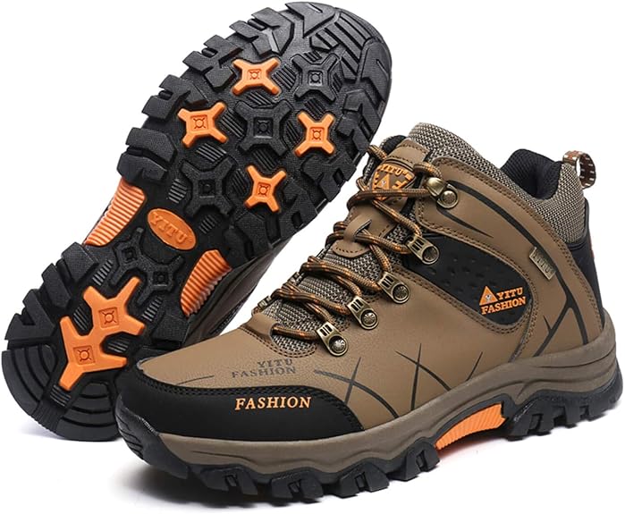 [RDGO] メンズ トレッキングシューズ ハイキングシューズ 登山靴 アウトドアシューズ 防滑 ローカット ウォーキングシューズ 防水 大きいサイズ 幅広 スニーカー