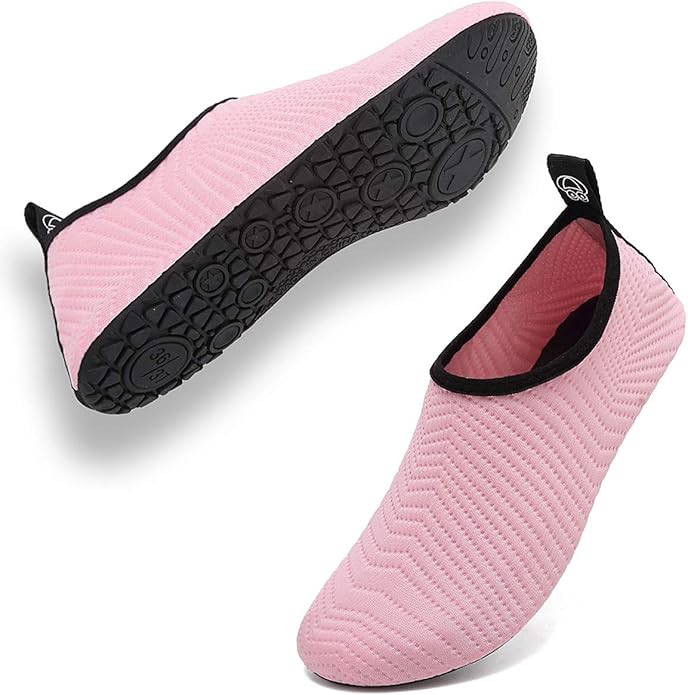 todaysunny Water Shoes Men Women Water Socks Aqua Shoes Socks Barefoot Skin Shoes Yoga Shoes Quick Dry Camo Dive Surf Swim Beach Shoes