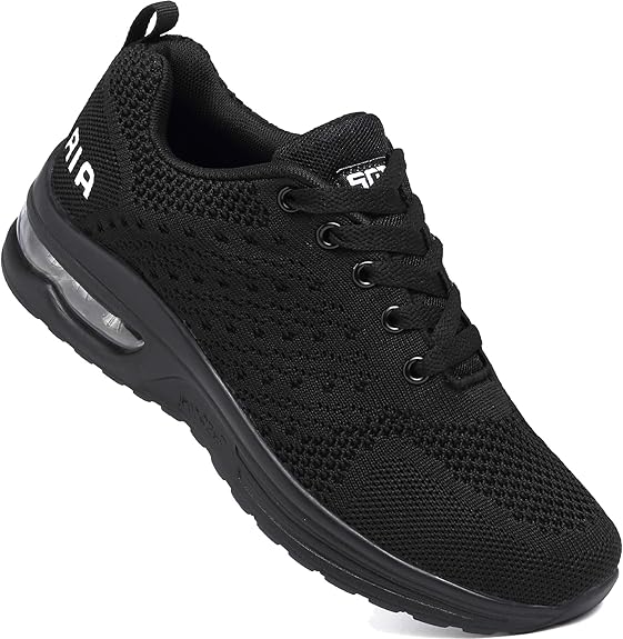 Running Shoes for Men Lightweight Tennis Shoes Athletic Air Cushion Walking Shoes Non Slip Breathable Fashion Sneakers Comfortable Mesh Sport Shoes Mens Workout Casual Gym Jogging Shoes