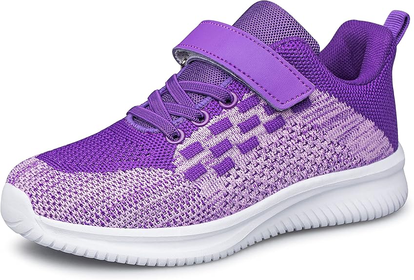 SoftFlow Boys Girls Sneakers Kids Shoes Unisex Lightweight Breathable Athletic Running Tennis Fitness Shoes for Toddler/Little Kid/Big Kid
