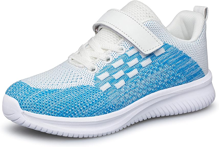 SoftFlow Boys Girls Sneakers Kids Shoes Unisex Lightweight Breathable Athletic Running Tennis Fitness Shoes for Toddler/Little Kid/Big Kid