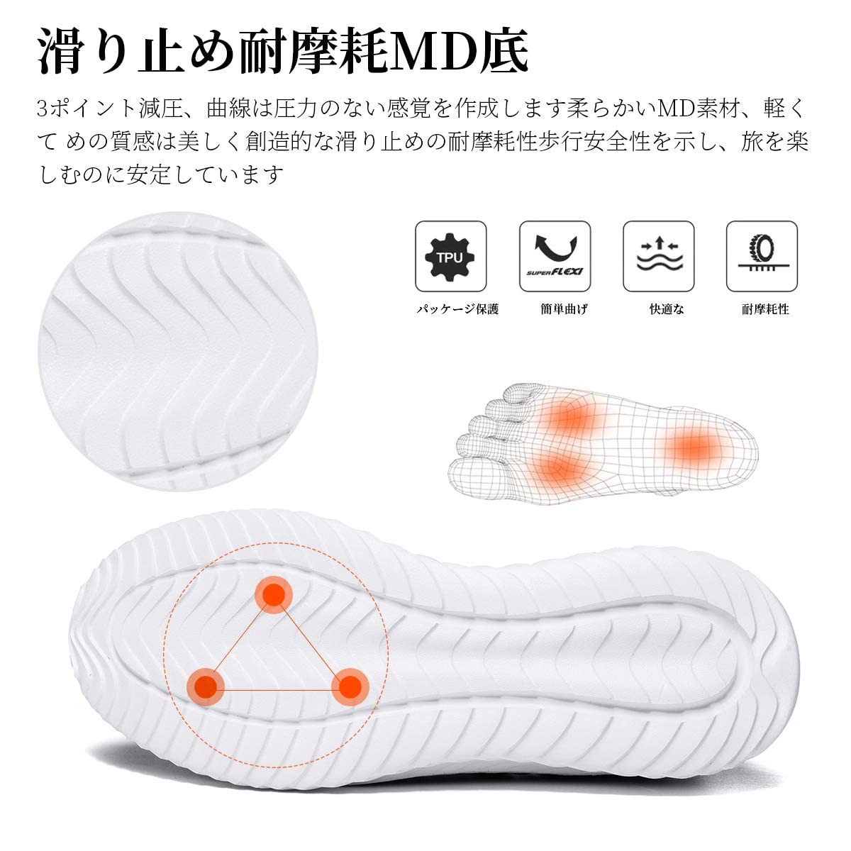 [Maxome] スニーカー スリッポン メンズ レディース ナースシューズ ウォーキングシューズ スポーツシューズ 運動靴 メンズ ランニングシューズ 黒 白 婦人 靴 室内シューズ 超軽量 滑り止 通気 22.5cm-28.0cm