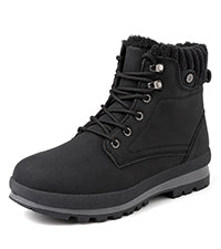 Womens Snow Boots Waterproof Warm Fur Lined Ankle Booties Ladies Lace Up Hiking boots Non Slip Platform Boots with Side Zipper Outdoor Winter Boots