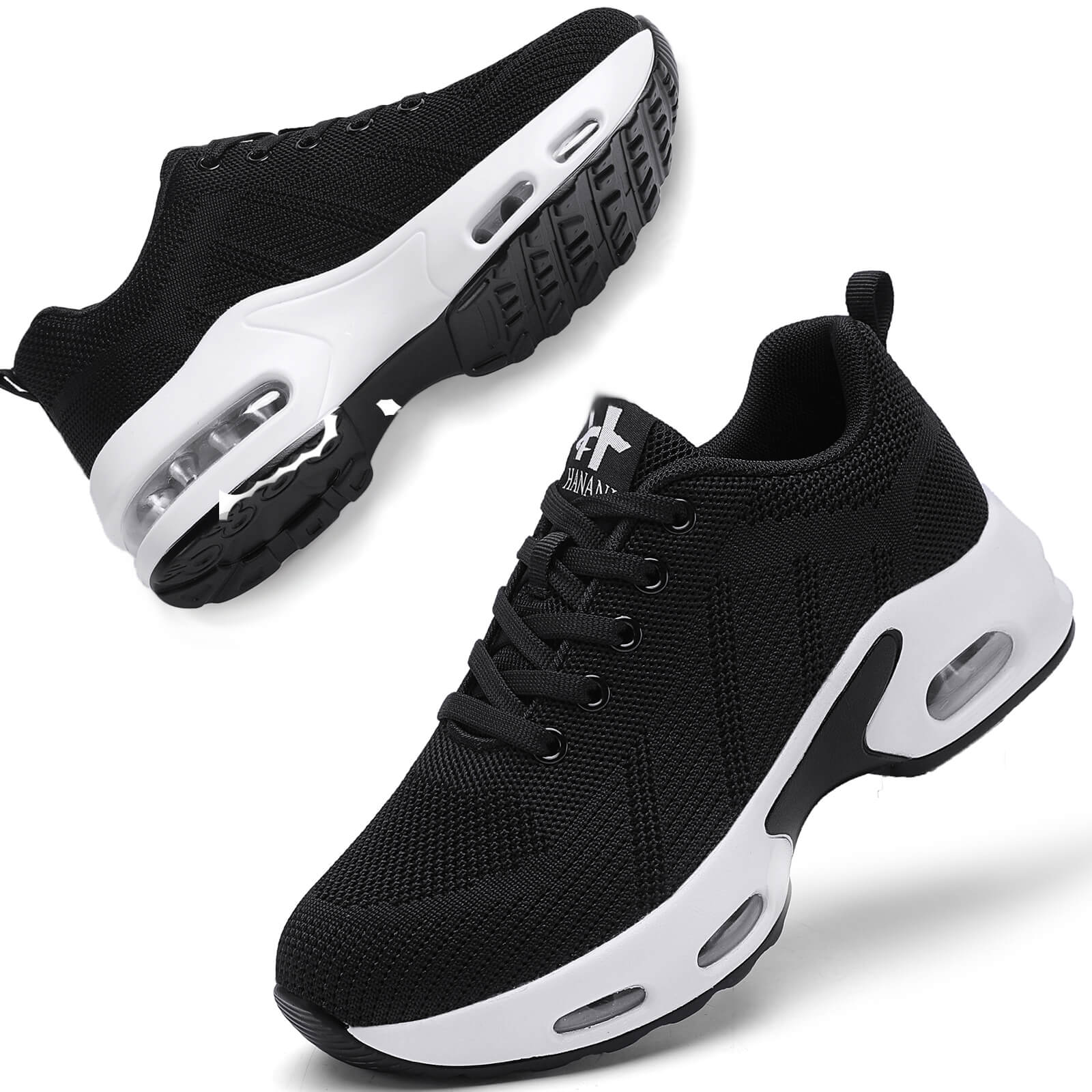 【Hanani】Womens Orthopedic Trainers Running Shoes Air Cushion Athletic Sports Lightweight Tennis Walking Sneakers Casual Mesh Breathable Ladies Fashion Plantar Fasciitis Jogging Shoes