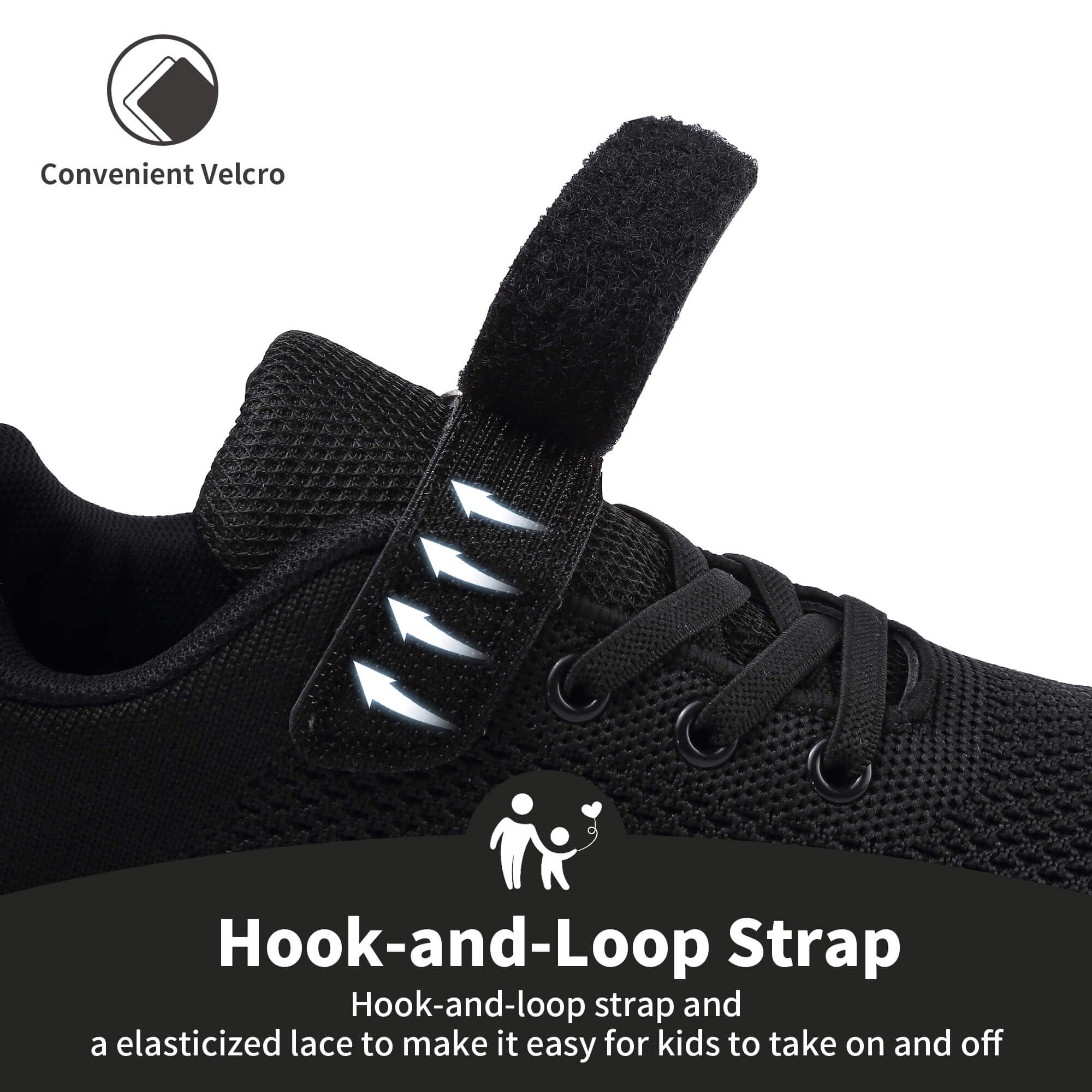 GoodValue Kids Running Shoes Boys Girls Tennis Shoes Air Cushion Sports Shoes Lightweight Breathable Fashion Sneakers Athletic Walking Shoes For Children Casual Gym Jogging Shoes Toddler/Little/Big Kid
