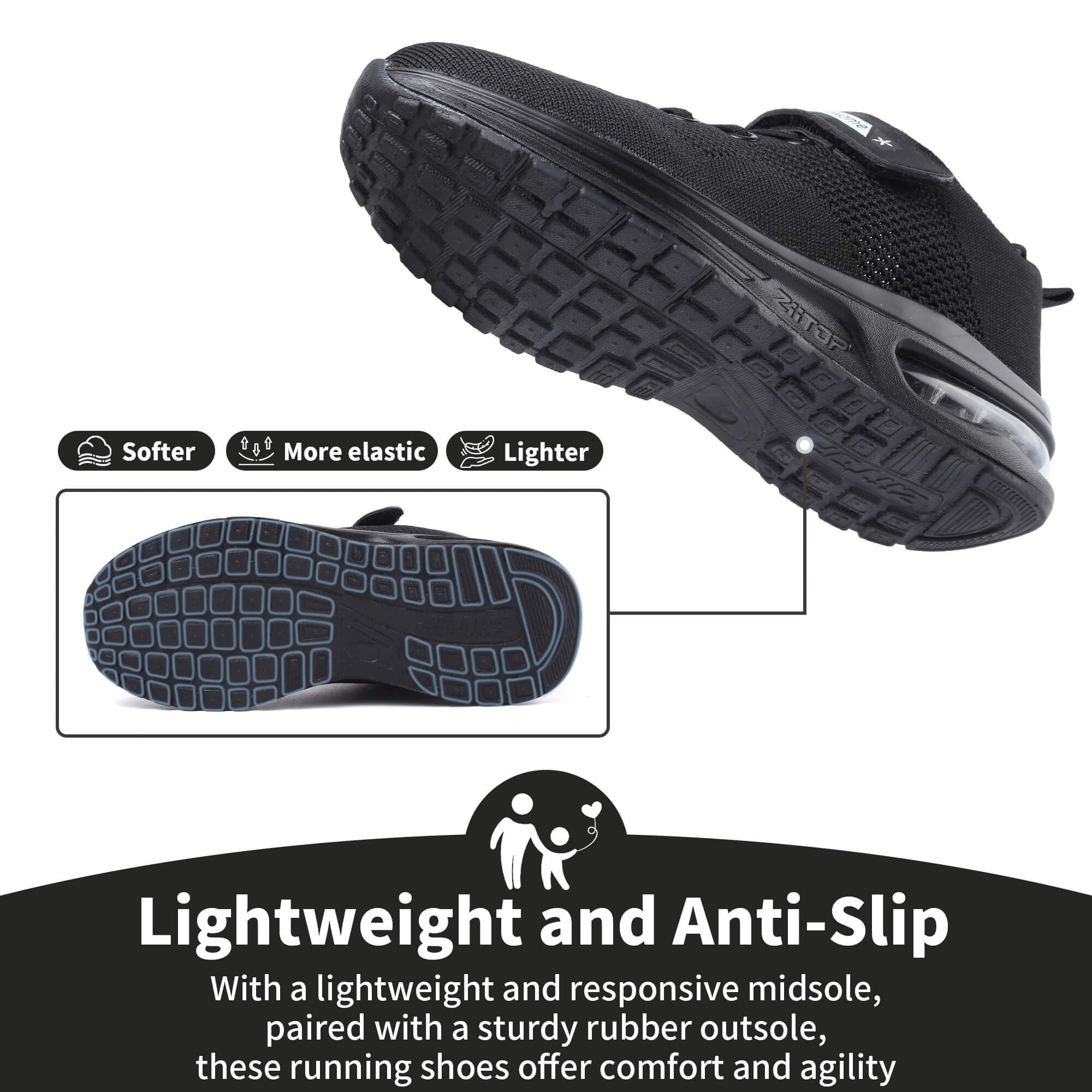 GoodValue Kids Running Shoes Boys Girls Tennis Shoes Air Cushion Sports Shoes Lightweight Breathable Fashion Sneakers Athletic Walking Shoes For Children Casual Gym Jogging Shoes Toddler/Little/Big Kid