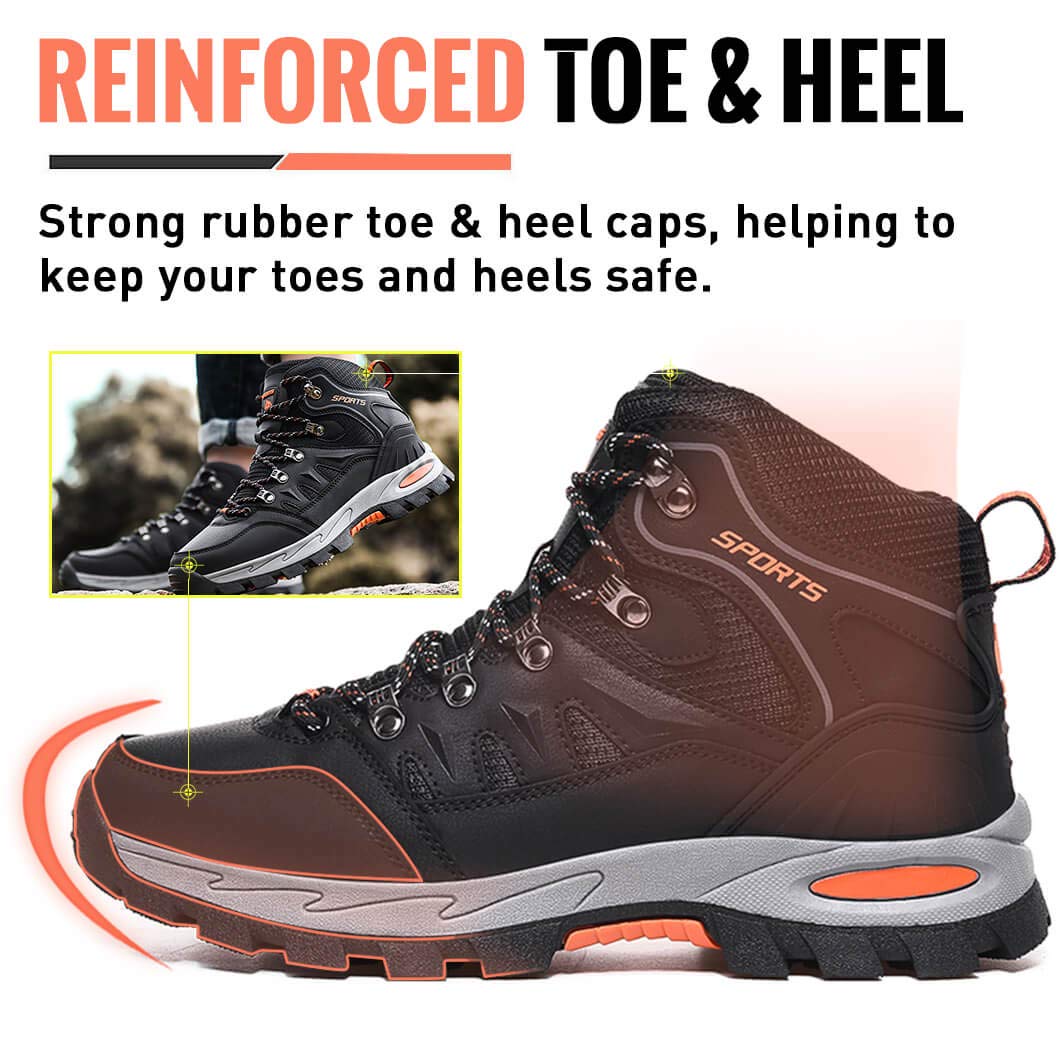 GoodValue Mens Hiking Boots Waterproof Womens Hiking Shoes Backpacking Ladies Lightweight Trekking Shoes Trail Mountaineering Outdoor Climbing Camping Walking Boots